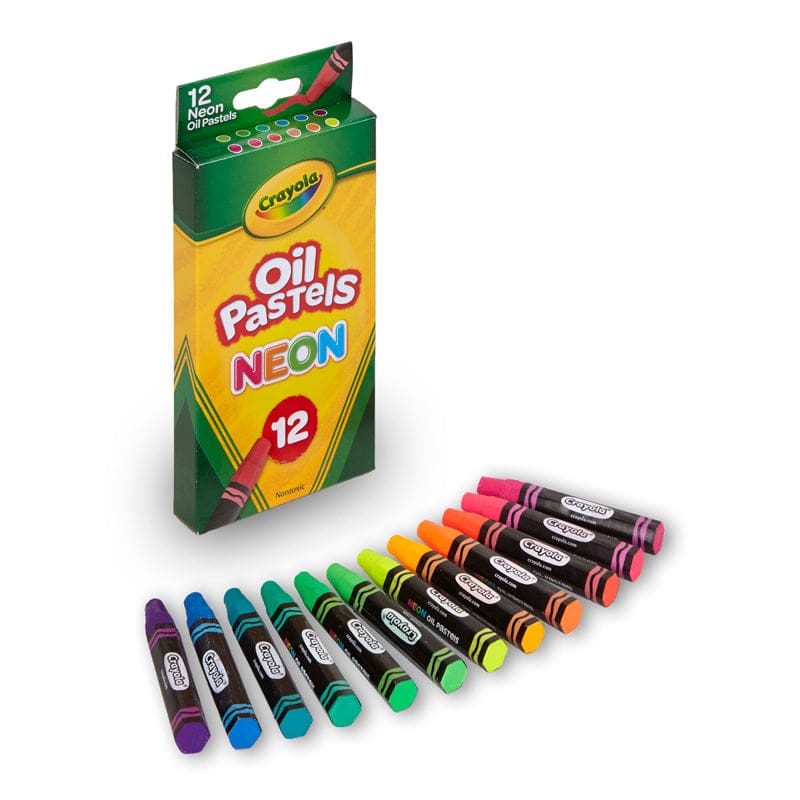 Crayola 12 Ct Oil Pastels Neon (Pack of 8) - Pastels - Crayola LLC