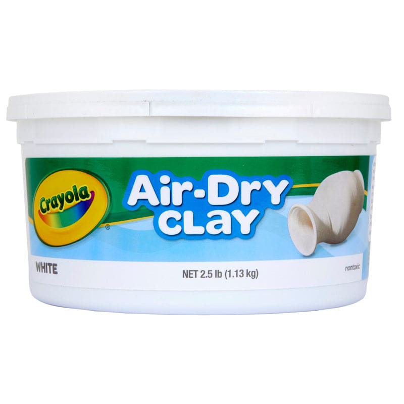 Crayola Air Dry Clay 2.5 Lbs White (Pack of 8) - Clay & Clay Tools - Crayola LLC