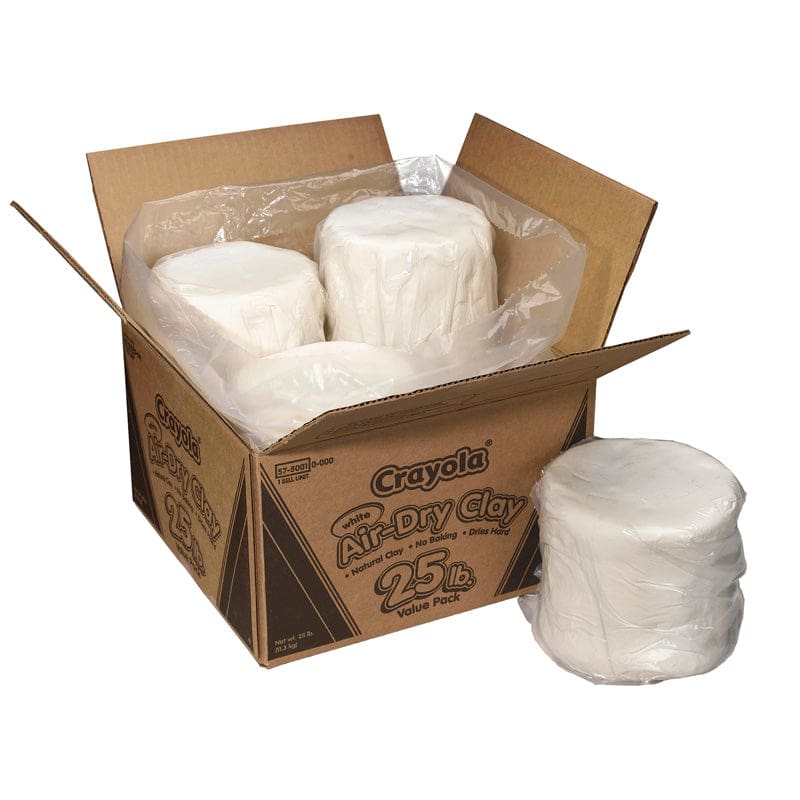 Crayola Air Dry Clay 25 Lb White Pk - Clay & Clay Tools - Crayola LLC
