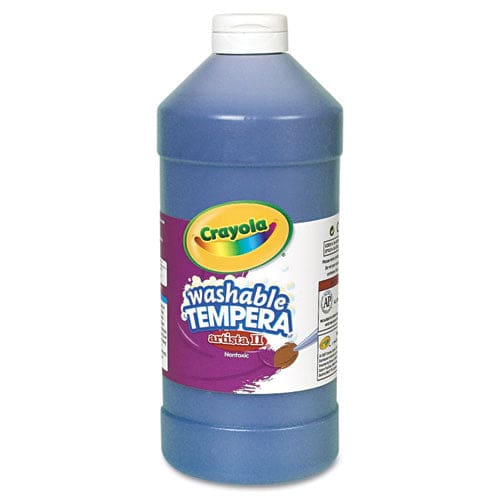 Crayola Artista Ii Washable Tempera Paint Blue 32 Oz Bottle - School Supplies - Crayola®