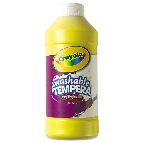Crayola Artista Ii Washable Tempera Paint Yellow 16 Oz Bottle - School Supplies - Crayola®