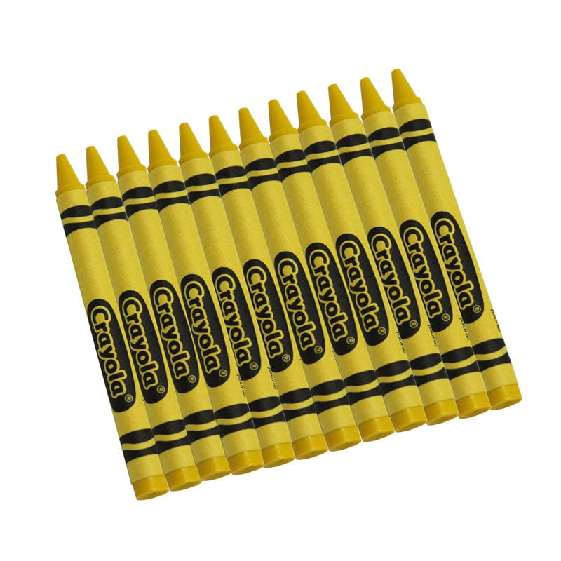 Crayola Bulk Crayons 12 Ct Yellow (Pack of 12) - Crayons - Crayola LLC