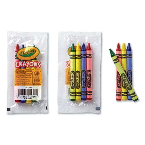 Crayola Classic Color Cello Pack Party Favor Crayons 4 Colors/pack 360 Packs/carton - School Supplies - Crayola®