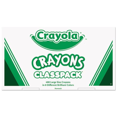 Crayola Classpack Large Size Crayons 50 Each Of 8 Colors 400/box - School Supplies - Crayola®