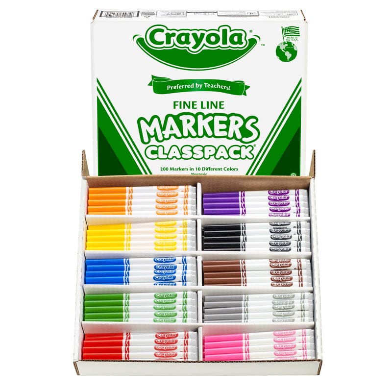 Crayola Classpack Markers 200 Ct Non Washable Fine Tip - Markers - Crayola LLC