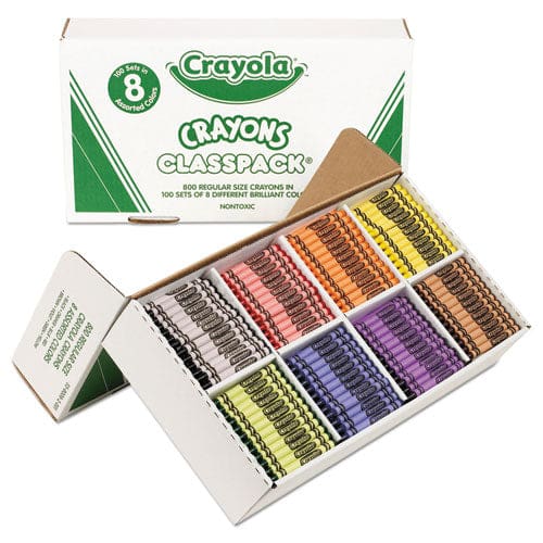 Crayola Classpack Regular Crayons 8 Colors 800/box - School Supplies - Crayola®