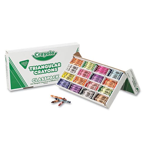 Crayola Classpack Triangular Crayons 16 Colors 256/carton - School Supplies - Crayola®