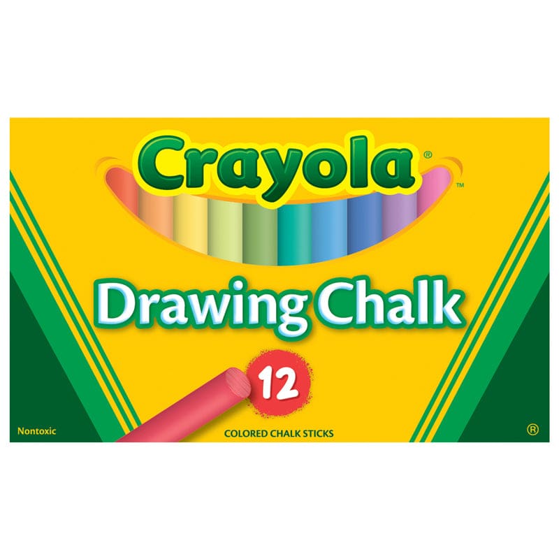 Crayola Colored Drawing Chalk Asst (Pack of 12) - Chalk - Crayola LLC