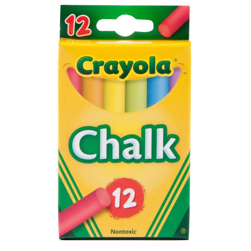 Crayola Colored Low Dust Chalk (Pack of 12) - Chalk - Crayola LLC