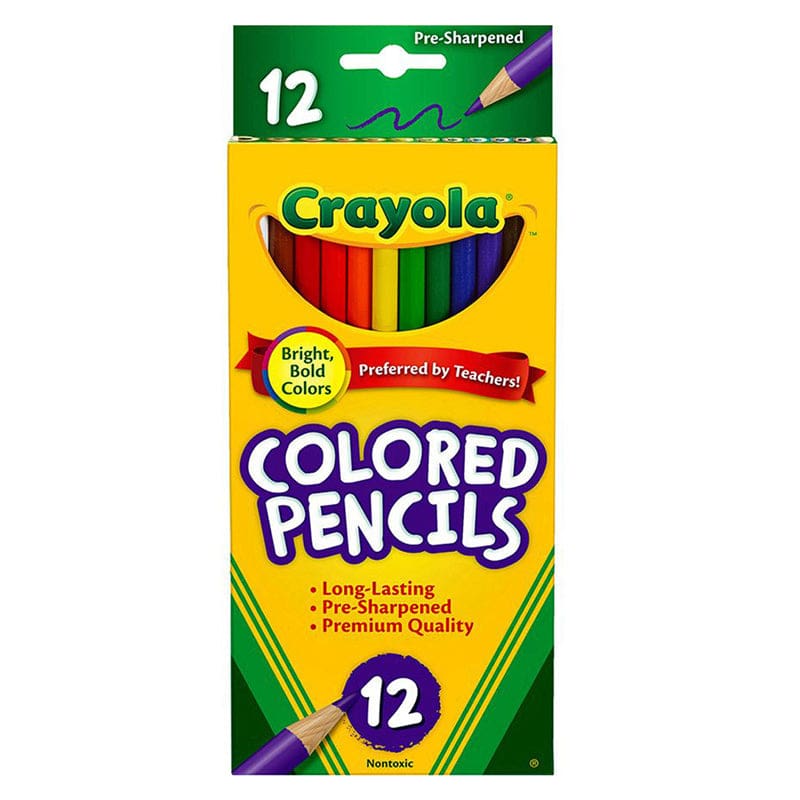 Crayola Colored Pencils 12 Color (Pack of 12) - Colored Pencils - Crayola LLC