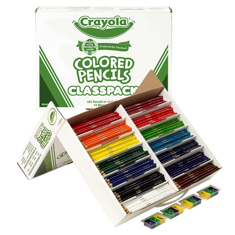 Crayola Colored Pencils 462 Ct Classpack 14 Colors - Colored Pencils - Crayola LLC