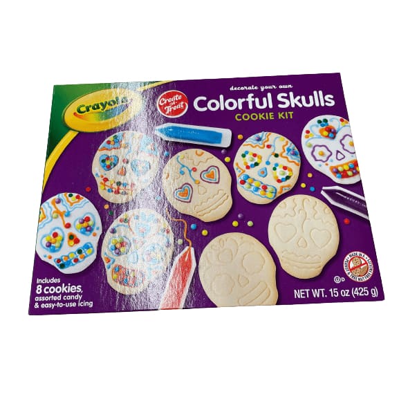 Crayola Crayola Colorful Skulls Cookie Kit, 15 oz.