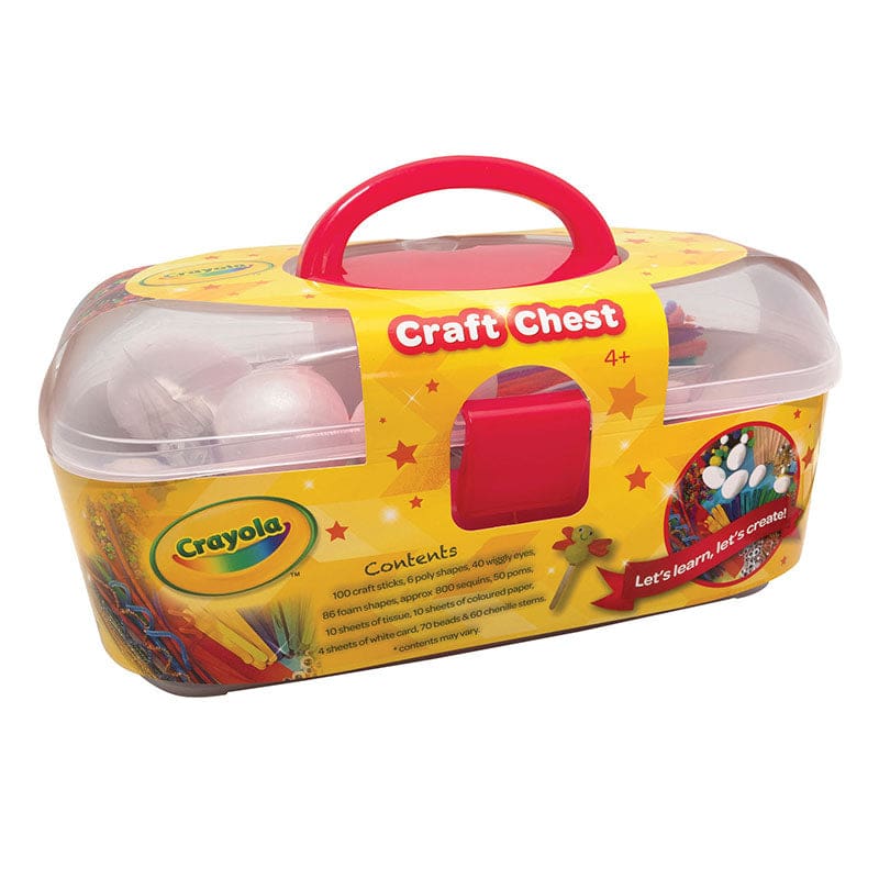 Crayola Craft Chest 171 Pieces - Art & Craft Kits - Dixon Ticonderoga Co - Pacon