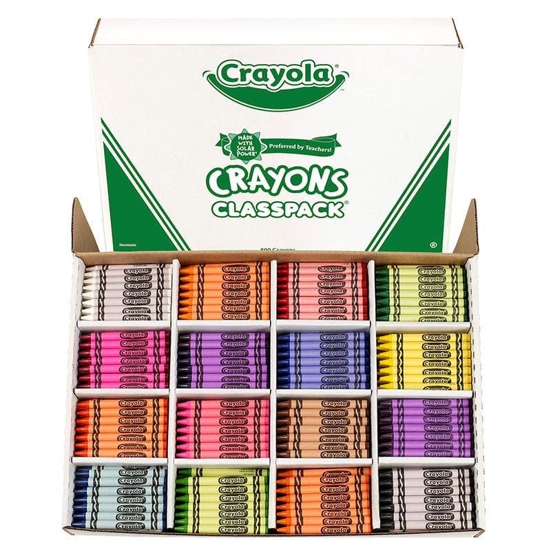 Crayola Crayons Classpacks 16 Color Reg Size 800 Crayons - Crayons - Crayola LLC