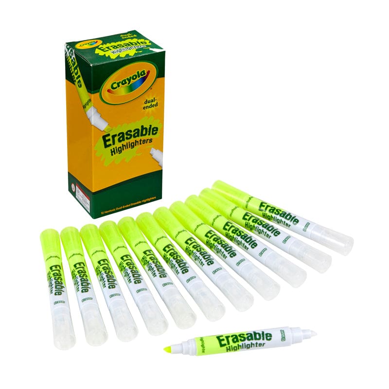 Crayola Erasable Highlighters 12Ct Bulk (Pack of 2) - Highlighters - Crayola LLC