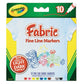 Crayola Fabric Marker Classpack Broad Bullet Tip Assorted Colors 80/set - School Supplies - Crayola®
