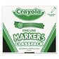 Crayola Fine Line 200-count Classpack Non-washable Marker Fine Bullet Tip Assorted Colors 200/box - School Supplies - Crayola®