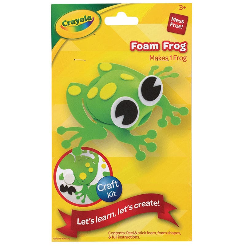Crayola Foam Frog Kit (Pack of 12) - Art & Craft Kits - Dixon Ticonderoga Co - Pacon