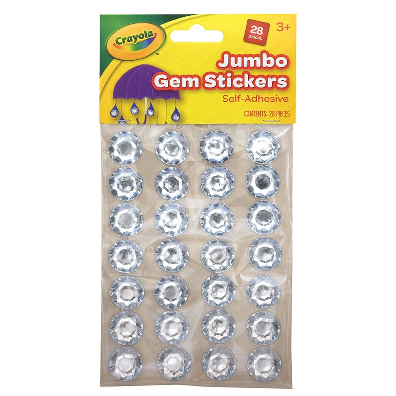 Crayola Gemstones Silver 28Ct (Pack of 12) - Art & Craft Kits - Dixon Ticonderoga Co - Pacon