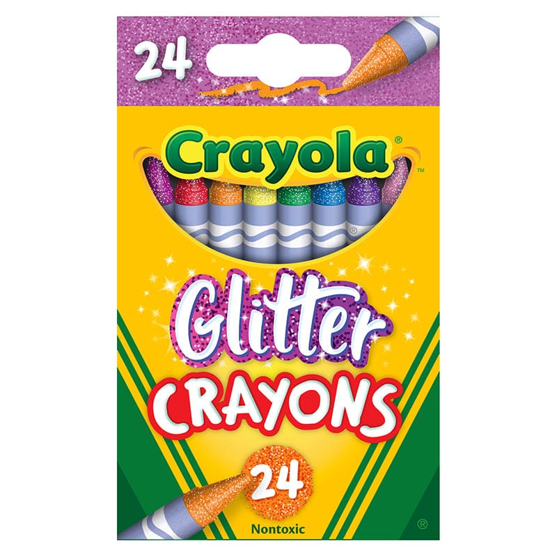 Crayola Glittler Crayons 24 Colors (Pack of 10) - Crayons - Crayola LLC
