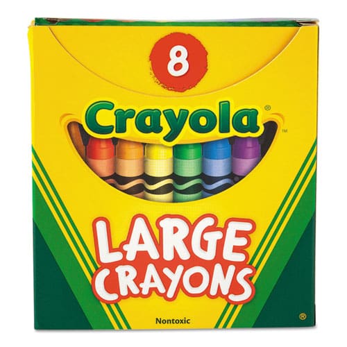 Crayola Large Crayons Tuck Box 8 Colors/box - School Supplies - Crayola®