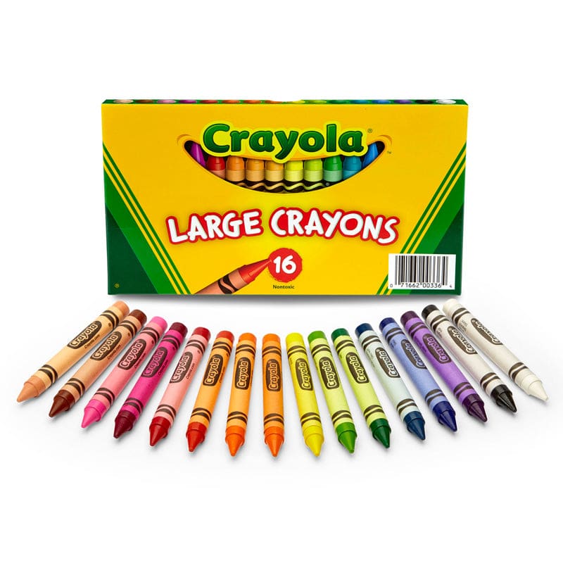 Crayola Large Size Crayon 16Pk (Pack of 10) - Crayons - Crayola LLC