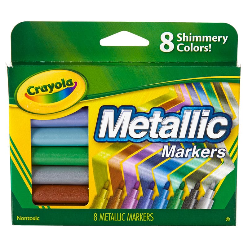 Crayola Metallic Markers 8 Colors (Pack of 6) - Markers - Crayola LLC