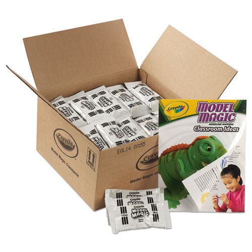 Crayola Model Magic Modeling Compound,1 Oz Packs 75 Packs White 6 Lbs 13 Oz - School Supplies - Crayola®