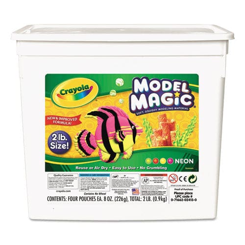 Crayola Model Magic Modeling Compound 8 Oz Packs 4 Packs Assorted Natural Colors 2 Lbs - School Supplies - Crayola®