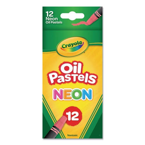 Crayola Neon Oil Pastels 12 Assorted Colors 12/pack - School Supplies - Crayola®