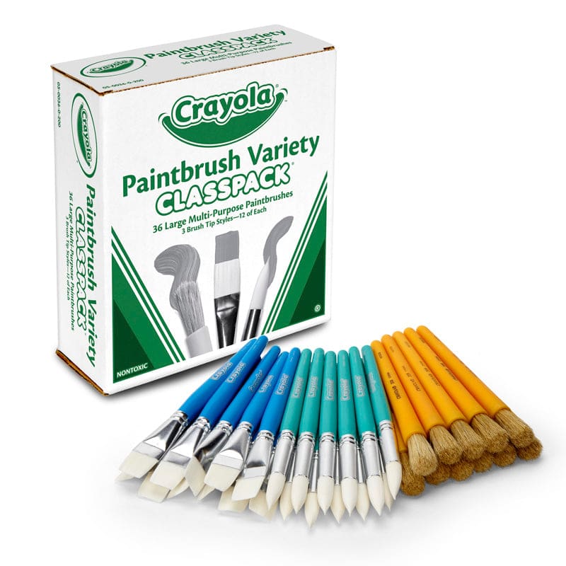 Crayola Paintbrush Variety Classpk - Paint Brushes - Crayola LLC