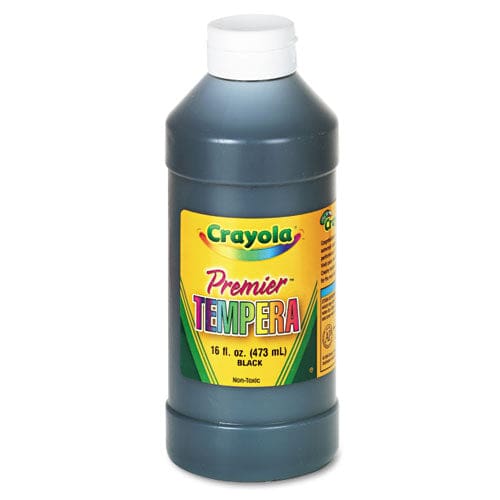 Crayola Premier Tempera Paint Black 16 Oz Bottle - School Supplies - Crayola®