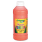 Crayola Premier Tempera Paint Orange 16 Oz Bottle - School Supplies - Crayola®
