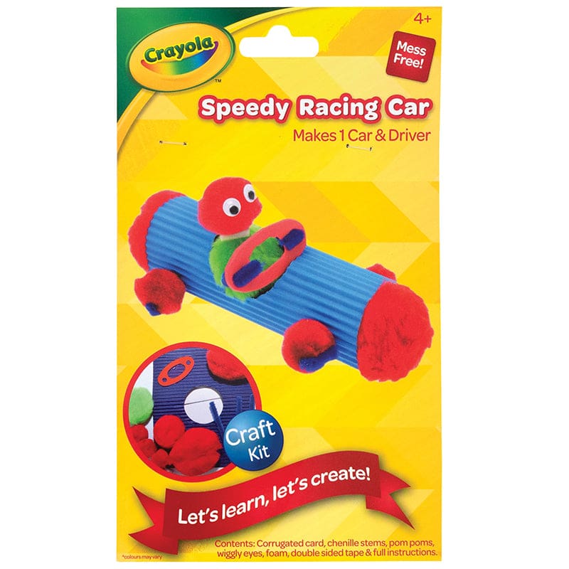 Crayola Racing Car Kit (Pack of 12) - Art & Craft Kits - Dixon Ticonderoga Co - Pacon