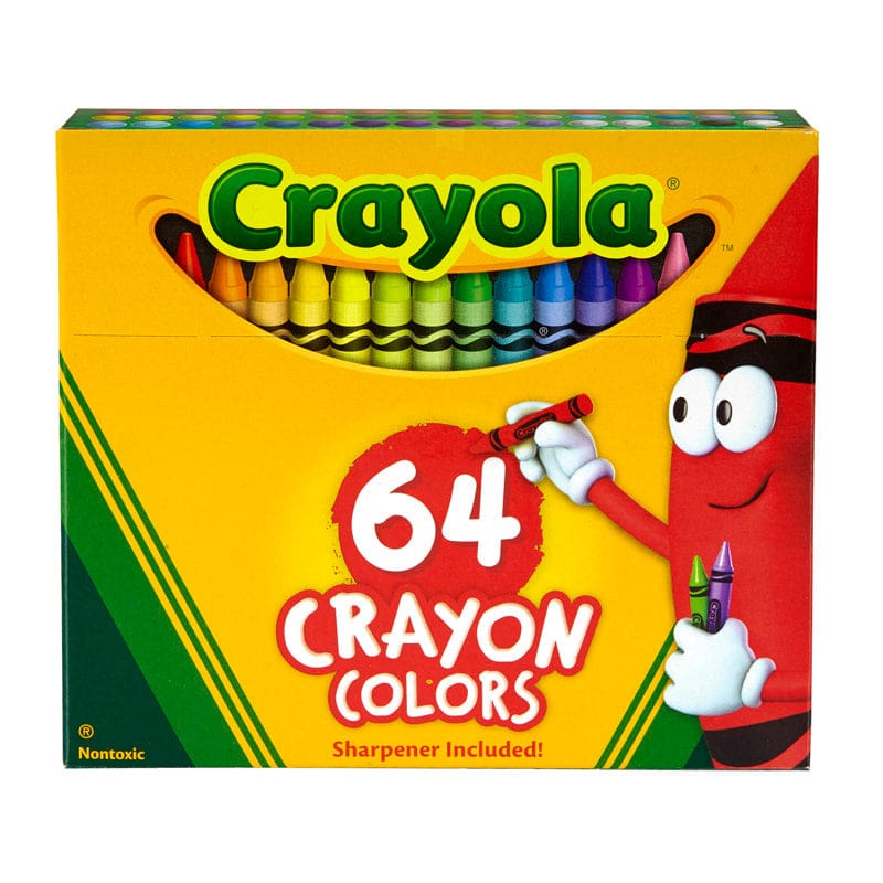 Crayola Regular Size Crayon 64Pk (Pack of 10) - Crayons - Crayola LLC