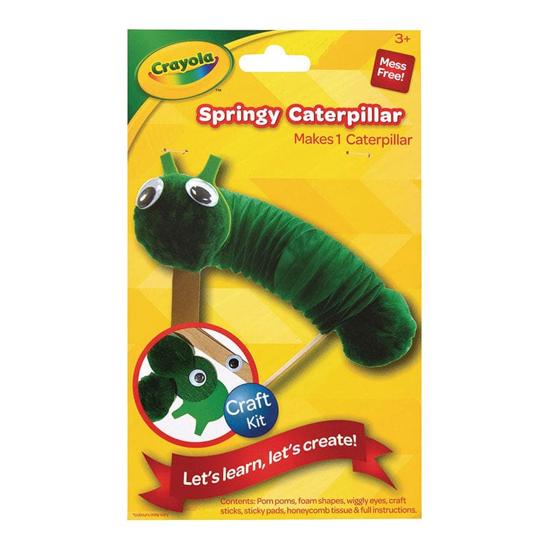 Crayola Springy Caterpillar Kit (Pack of 12) - Art & Craft Kits - Dixon Ticonderoga Co - Pacon