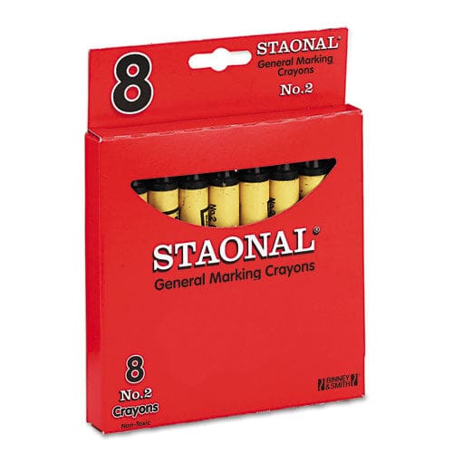 Crayola Staonal Marking Crayons Black 8/box - School Supplies - Crayola®