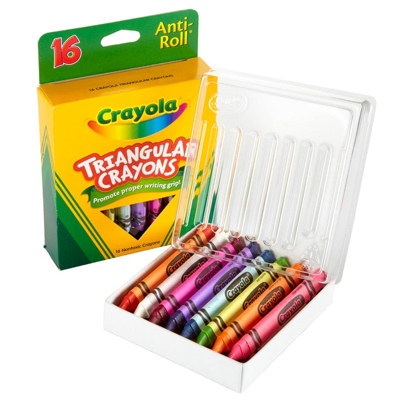 Crayola Triangular Crayons 16 Count (Pack of 10) - Crayons - Crayola LLC
