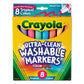 Crayola Tropical Color Washable Markers Broad Bullet Tip Assorted Colors 8/pack - School Supplies - Crayola®