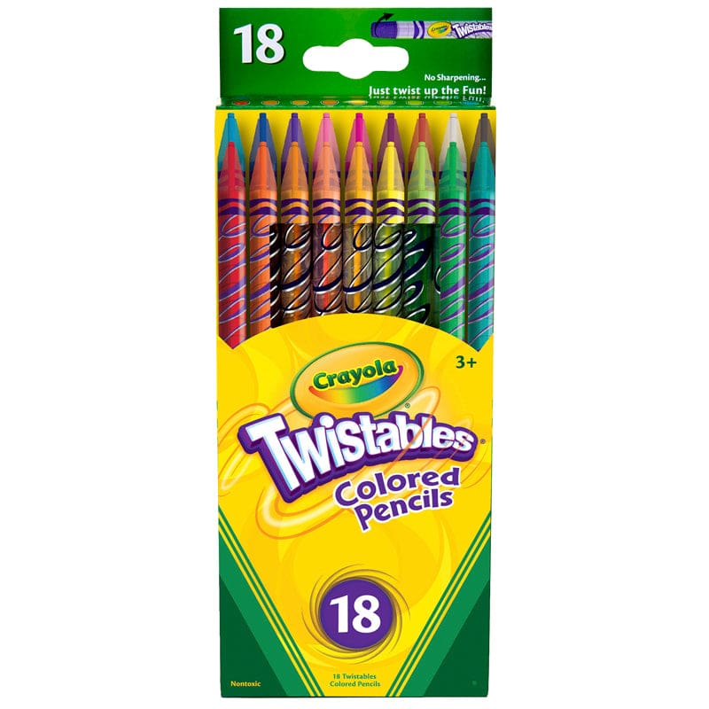 Crayola Twistables 18 Ct Colored Pencils (Pack of 6) - Colored Pencils - Crayola LLC