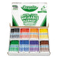 Crayola Ultra-clean Washable Marker Classpack Broad Bullet Tip 8 Assorted Colors 192/pack - School Supplies - Crayola®