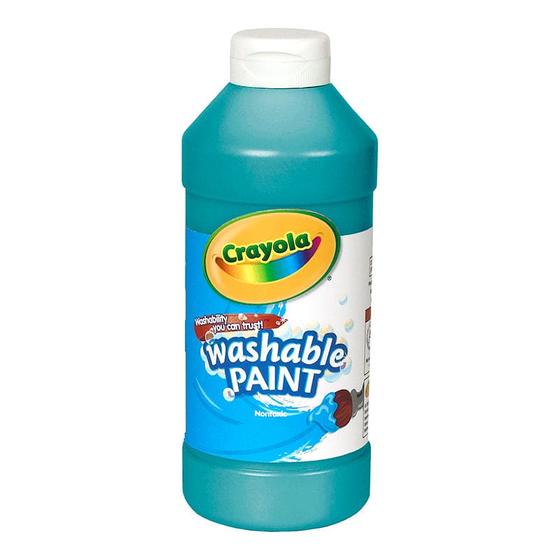 Crayola Washable 16Oz Turquoise Paint (Pack of 10) - Paint - Crayola LLC