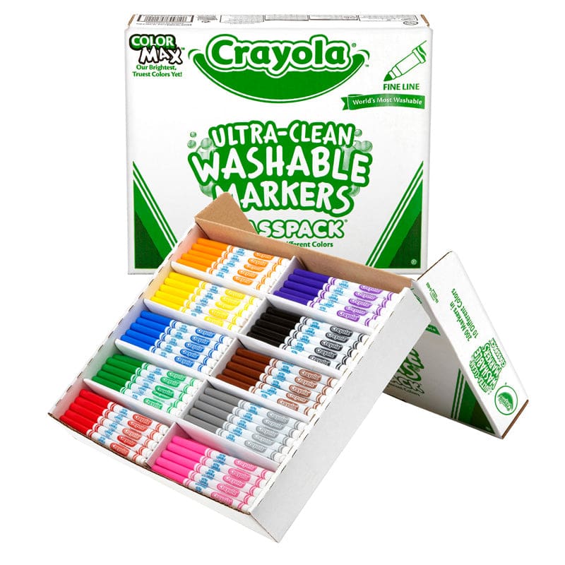Crayola Washable Classpack 10 Asst Colors 200 Ct Fine Tip - Markers - Crayola LLC