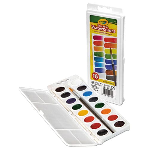 Crayola Watercolors 16 Assorted Colors Palette Tray - School Supplies - Crayola®