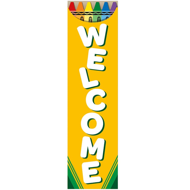 Crayola Welcome Banner Vertical (Pack of 10) - Banners - Eureka