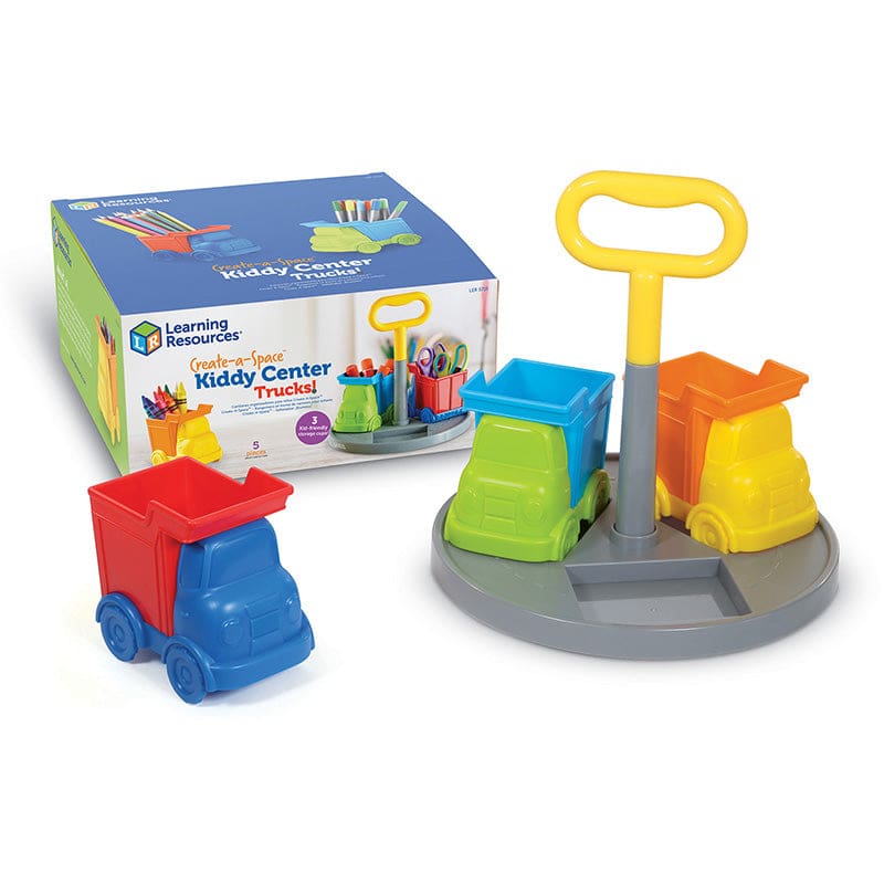 Create-A-Space Kiddy Caddy Trucks (Pack of 2) - Storage Containers - Learning Resources