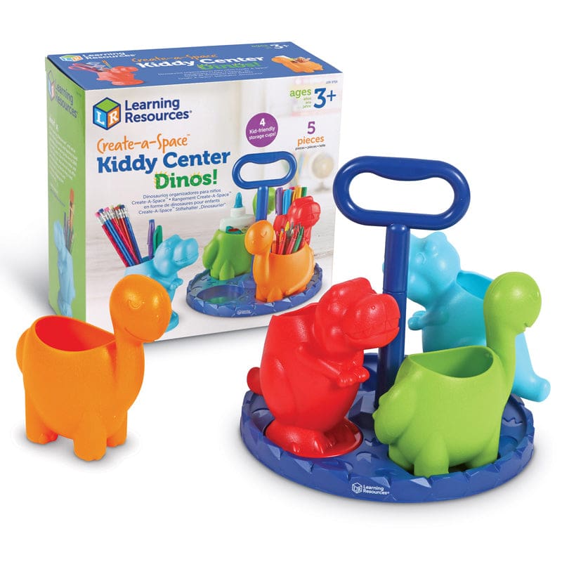 Create A Space Kiddy Center Dinos (New Item With Future Availability Date) - Desk Accessories - Learning Resources
