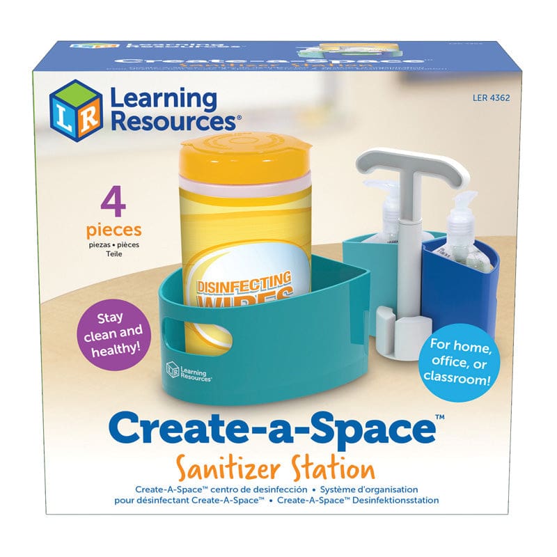 Create-A-Space Sanitizer Station (Pack of 2) - First Aid/Safety - Learning Resources