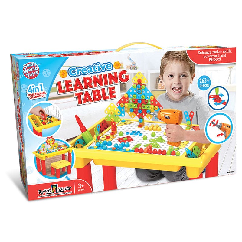 Creative Learning Table W 263 Pcs - Blocks & Construction Play - Small World Toys