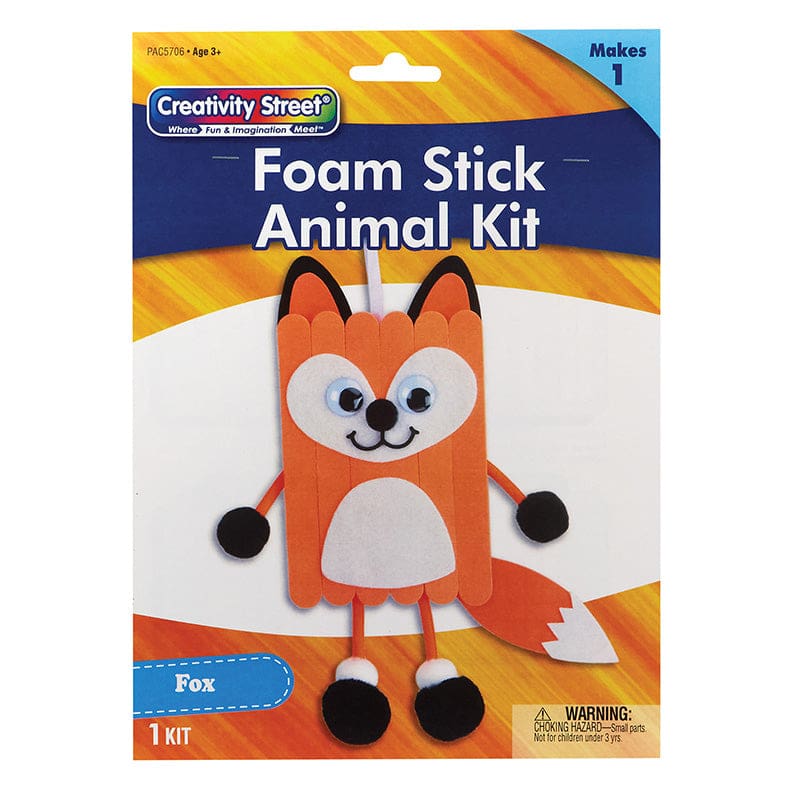 Creativity Street Craft Kit Fox (Pack of 10) - Art & Craft Kits - Dixon Ticonderoga Co - Pacon